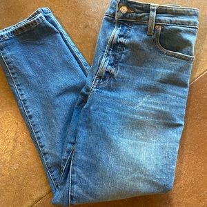 OLD NAVY OG straight leg high rise jeans.